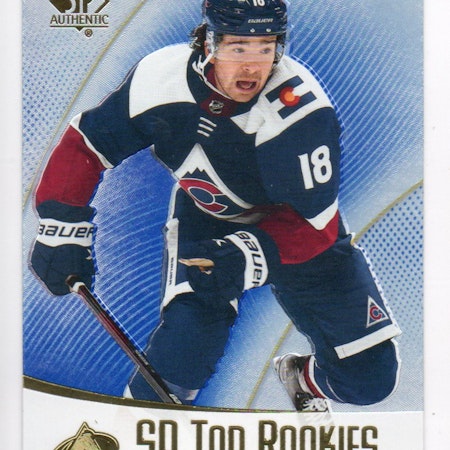 2021-22 SP Authentic Top Rookies Blue #TR12 Alex Newhook (15-X273-AVALANCHE)