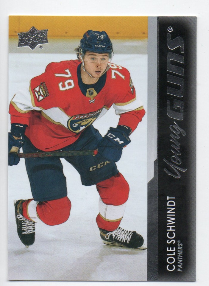 2021-22 Upper Deck #721 Cole Schwindt YG RC (30-X56-NHLPANTHERS) (2)