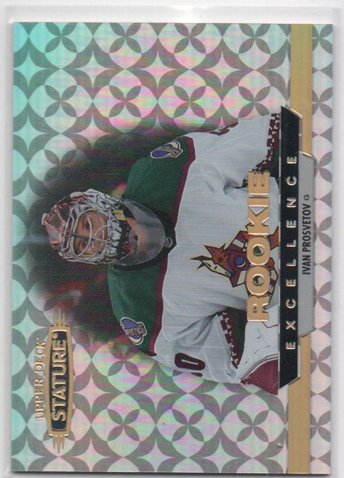 2021-22 Upper Deck Stature Rookie Excellence #RE13 Ivan Prosvetov (20-X45-COYOTES)