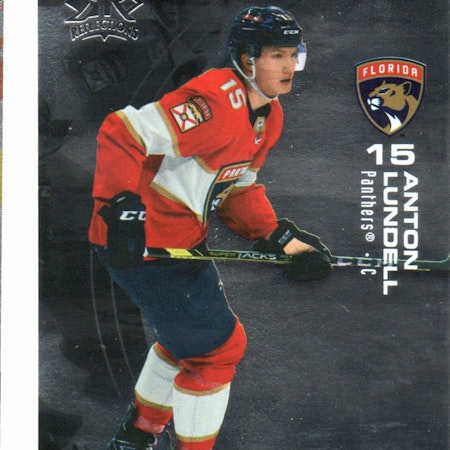 2021-22 Upper Deck Triple Dimensions Reflections #18 Anton Lundell (20-X56-NHLPANTHERS)