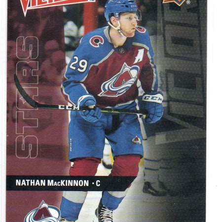 2021-22 Upper Deck Victory Stars #VS8 Nathan MacKinnon (40-X68-AVALANCHE)