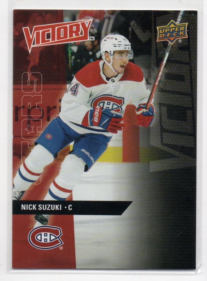 2021-22 Upper Deck Victory Stars #VS16 Nick Suzuki (25-X197-CANADIENS)