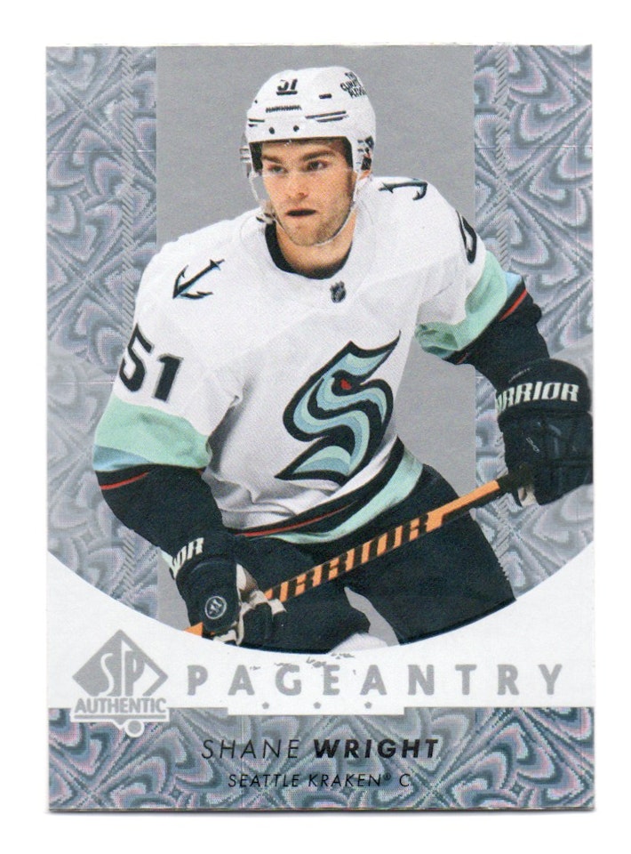 2022-23 SP Authentic Pageantry #P64 Shane Wright (15-X271-KRAKEN)