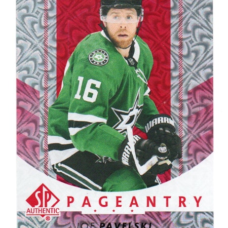 2022-23 SP Authentic Pageantry Red #P16 Joe Pavelski (12-446x8-NHLSTARS)