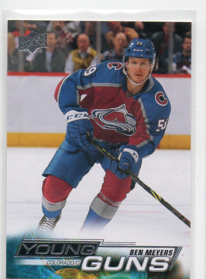 2022-23 Upper Deck #222 Ben Meyers YG RC (30-X68-AVALANCHE)