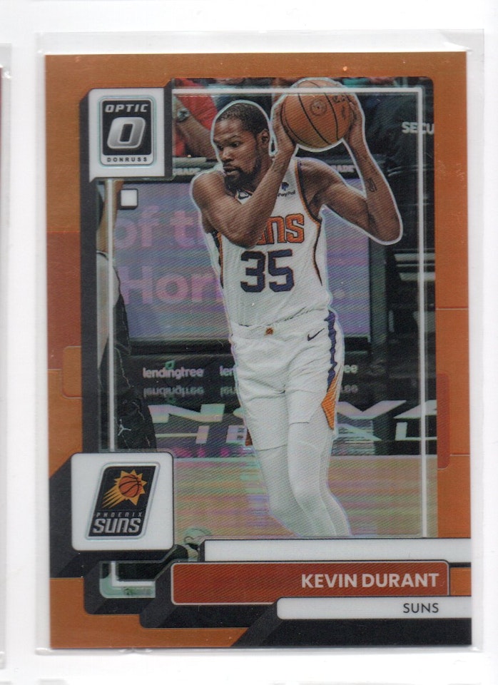 2022-23 Panini Chronicles Orange #511 Kevin Durant Donruss Optic Traded (80-X213-NBASUNS)
