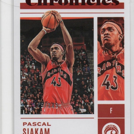 2022-23 Panini Chronicles Red #4 Pascal Siakam (30-X194-NBARAPTORS)