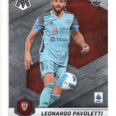 2021-22 Panini Mosaic Serie A #47 Leonardo Pavoletti (10-X61-SOCCERCAGLIARI)