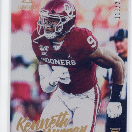 2020 Panini Luminance Gold #140 Kenneth Murray (25-X164-NFLCHARGERS)