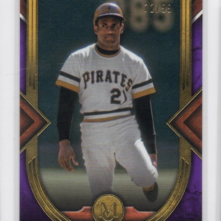 2022 Topps Museum Collection Amethyst #89 Roberto Clemente (100-X178-MLBPIRATES)