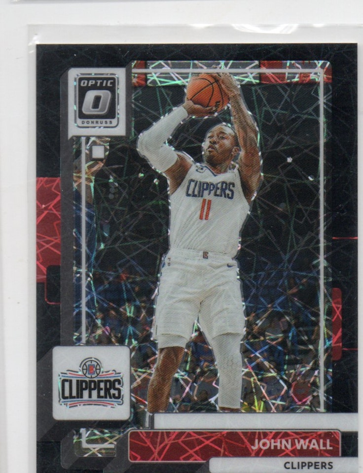 2022-23 Donruss Optic Black Velocity #114 John Wall (150-X187-NBACLIPPERS)