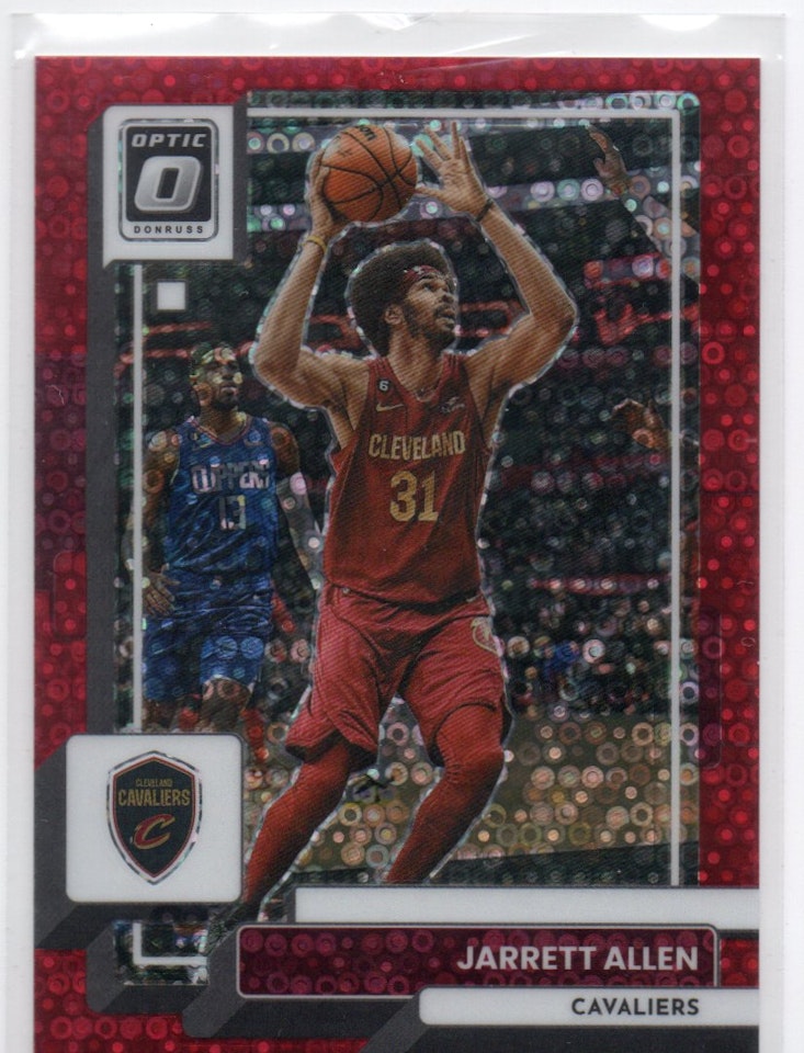 2022-23 Donruss Optic Fast Break Red #76 Jarrett Allen (30-X177-NBACAVALIERS)