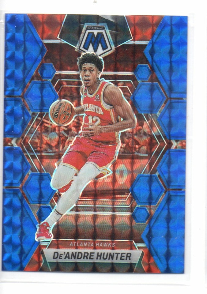 2022-23 Panini Mosaic Mosaic Blue #192 De'Andre Hunter (15-X175-NBAHAWKS)