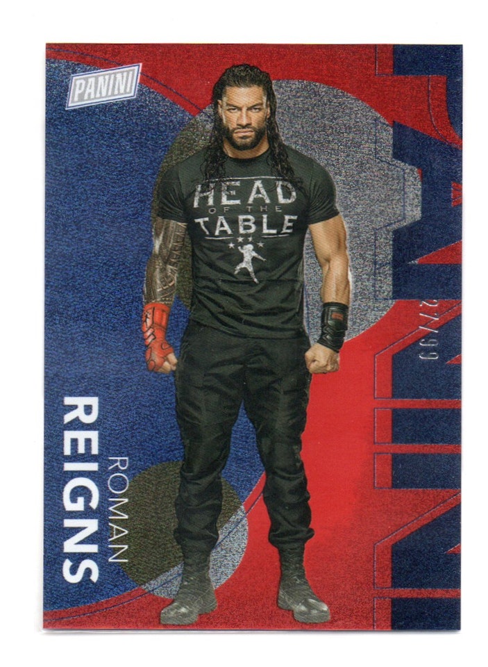 2023 Panini National Convention Red #51 Roman Reigns (100-X177-WRESTLING)