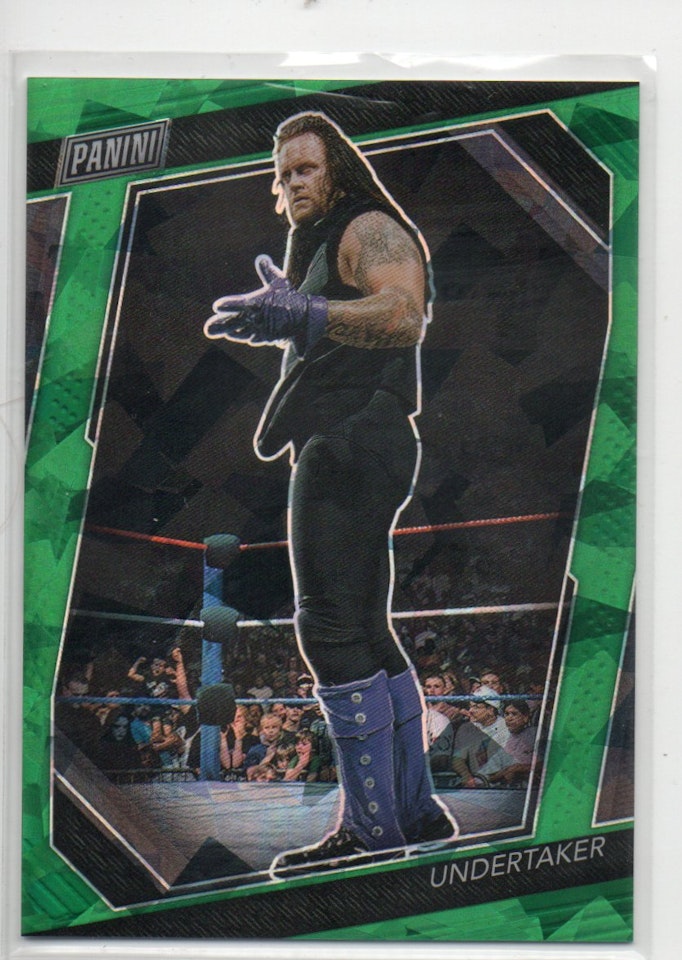 2023 Panini National Convention VIP Gold Packs Green Sparkle #63 Undertaker (150-X187-WRESTLING)
