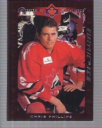 1995-96 Upper Deck Electric Ice #517 Chris Phillips (12-A9-CANADA)