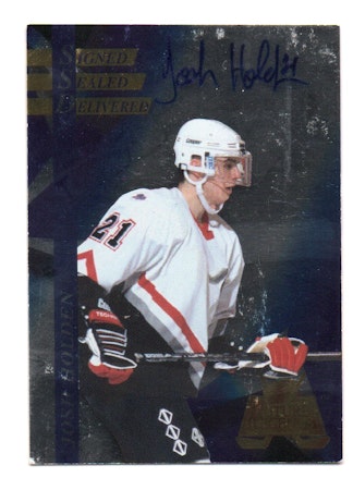 1996 Collector's Edge Ice Future Legends Signed, Sealed and Delivered #6 Josh Holden (20-A5-OTHERS)