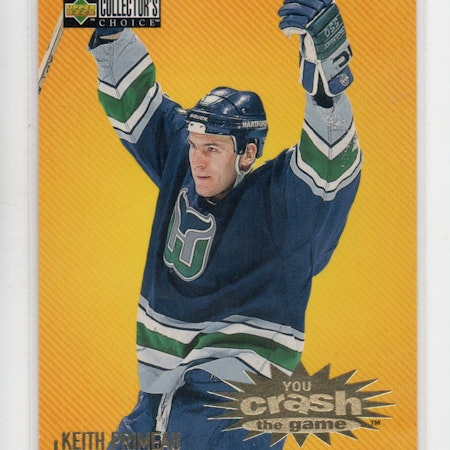 1997-98 Collector's Choice Crash the Game #C6C Keith Primeau TOR L (10-A9-WHALERS)