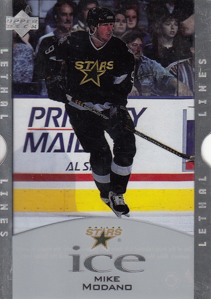 1997-98 Upper Deck Ice Lethal Lines #L8B Mike Modano (25-A10-NHLSTARS)