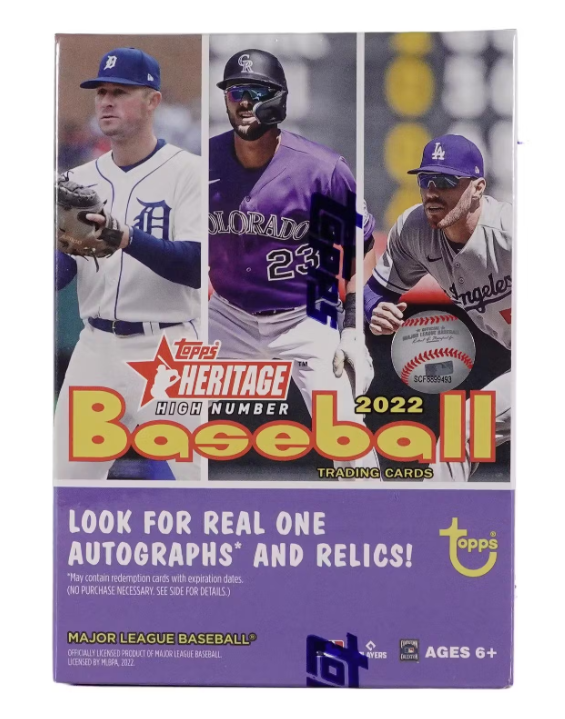 2022 Topps Heritage High Number Baseball (8-Pack Blaster Box)