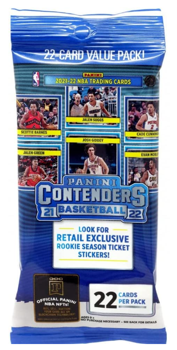 2021-22 Panini Contenders Basketball (Jumbo Value Pack)