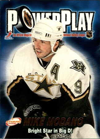 2001-02 Atomic Power Play #11 Mike Modano (10-A10-NHLSTARS)