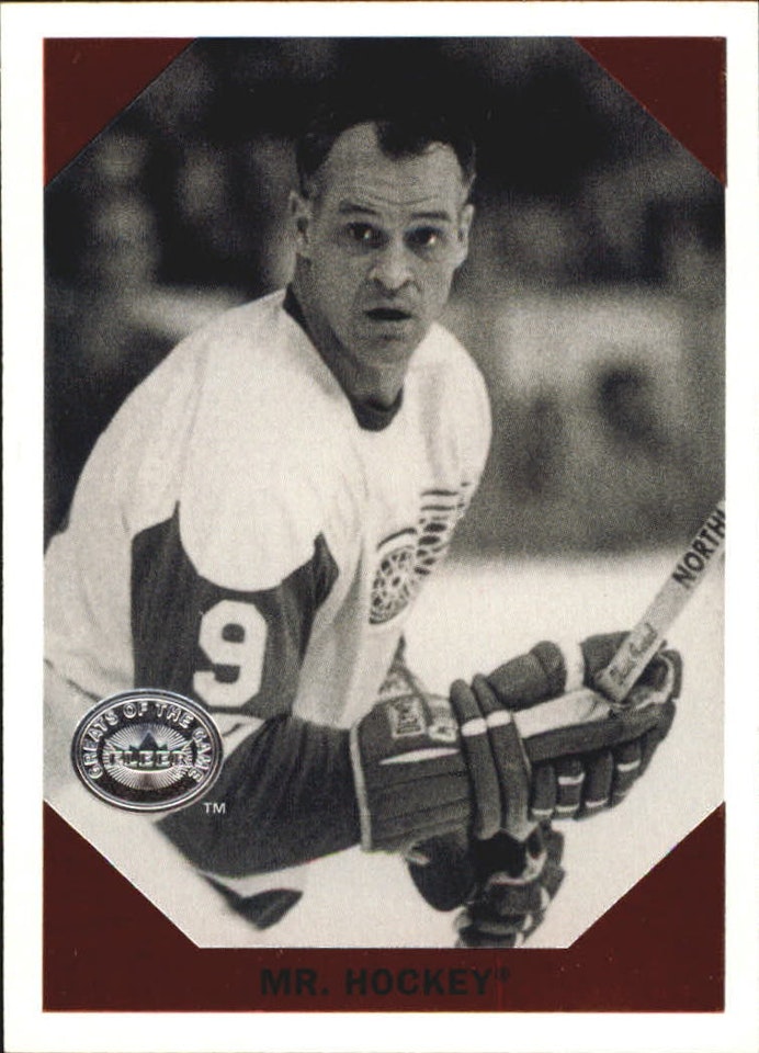 2001-02 Greats of the Game Retro Collection #1 Gordie Howe (30-450x5-REDWINGS)