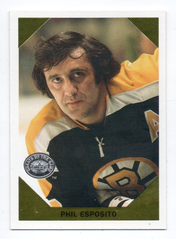 2001-02 Greats of the Game Retro Collection #3 Phil Esposito (12-A4-BRUINS)