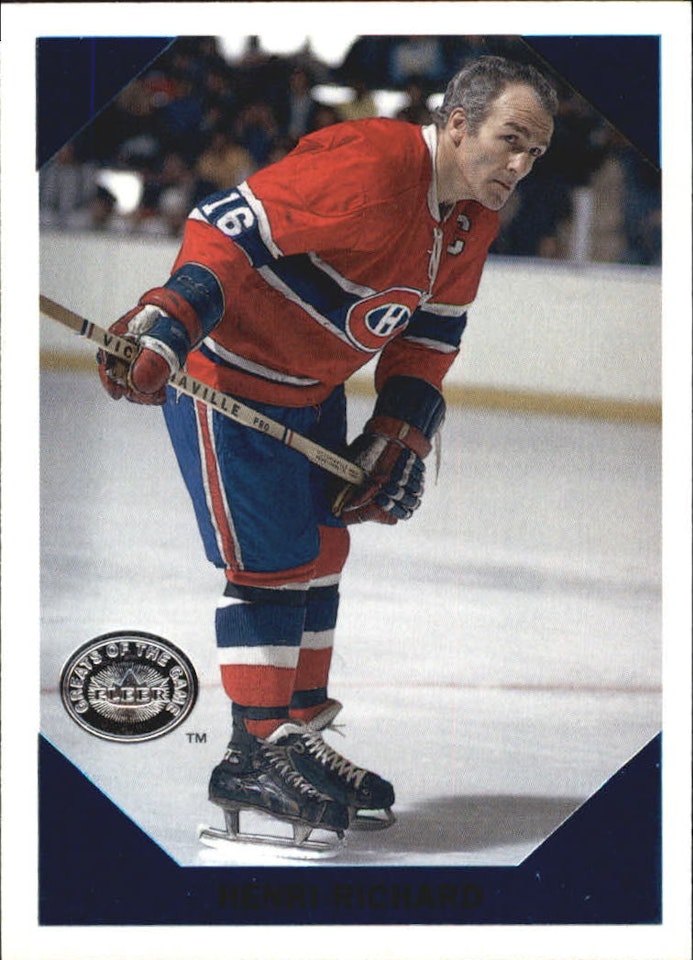 2001-02 Greats of the Game Retro Collection #7 Henri Richard (10-454x9-CANADIENS)