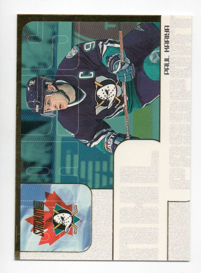 2001-02 Stadium Club NHL Passport #NHLP17 Paul Kariya (12-A2-DUCKS)