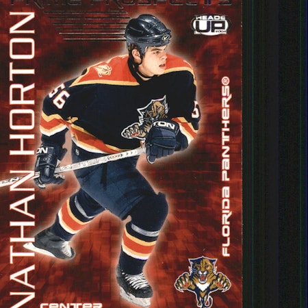 2003-04 Pacific Heads Up Prime Prospects #9 Nathan Horton (10-A12-NHLPANTHERS)