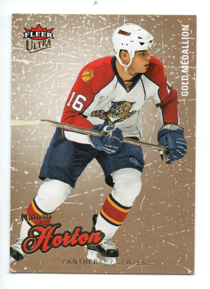 2008-09 Ultra Gold Medallion #28 Nathan Horton (10-A12-NHLPANTHERS)
