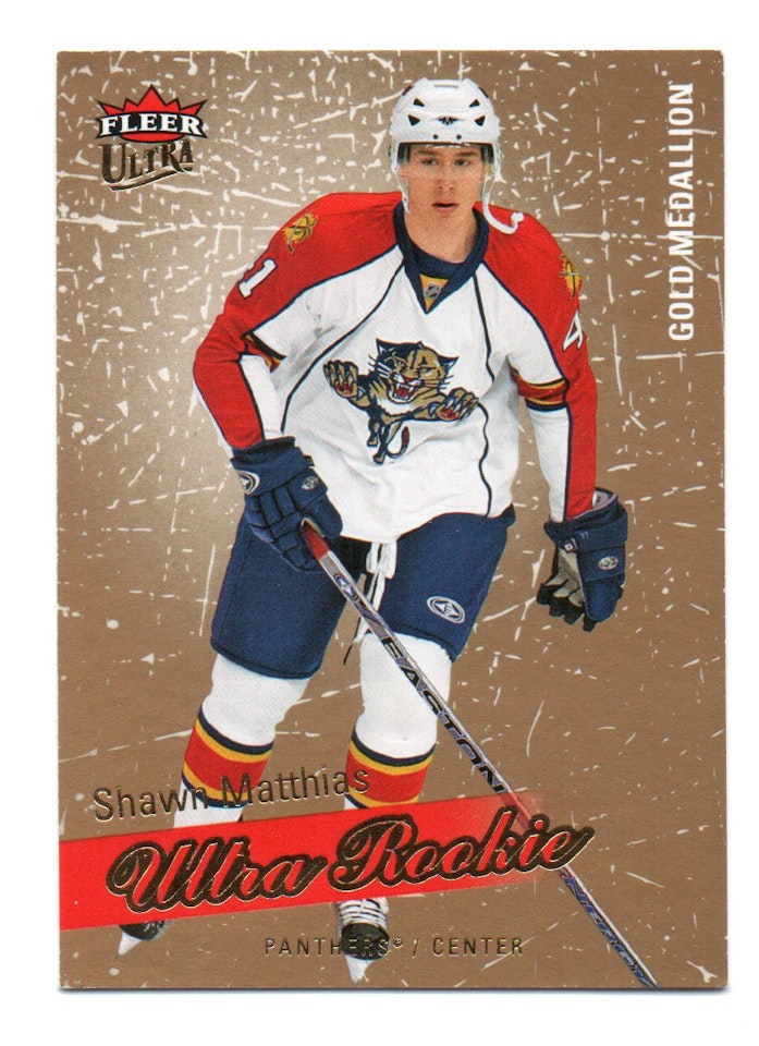2008-09 Ultra Gold Medallion #210 Shawn Matthias (20-A12-NHLPANTHERS)