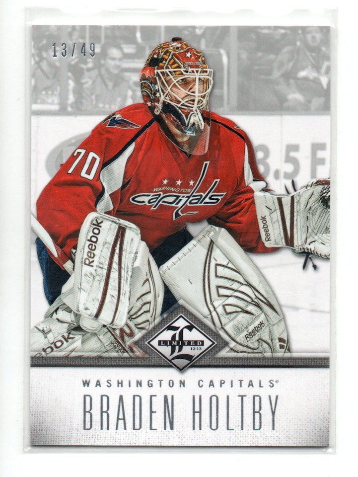 2012-13 Limited Silver #81 Braden Holtby (40-A4-CAPITALS)