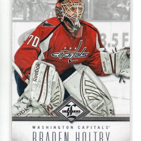 2012-13 Limited Silver #81 Braden Holtby (40-A4-CAPITALS)