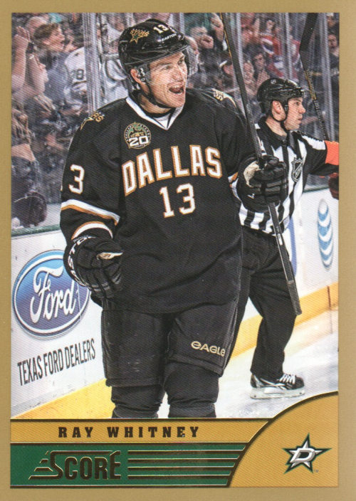 2013-14 Score Gold #158 Ray Whitney (10-A7-NHLSTARS)