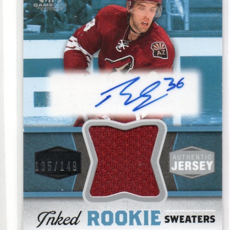 2014-15 SP Game Used Inked Rookie Sweaters #IRSBG Brandon Gormley (50-A2-COYOTES)