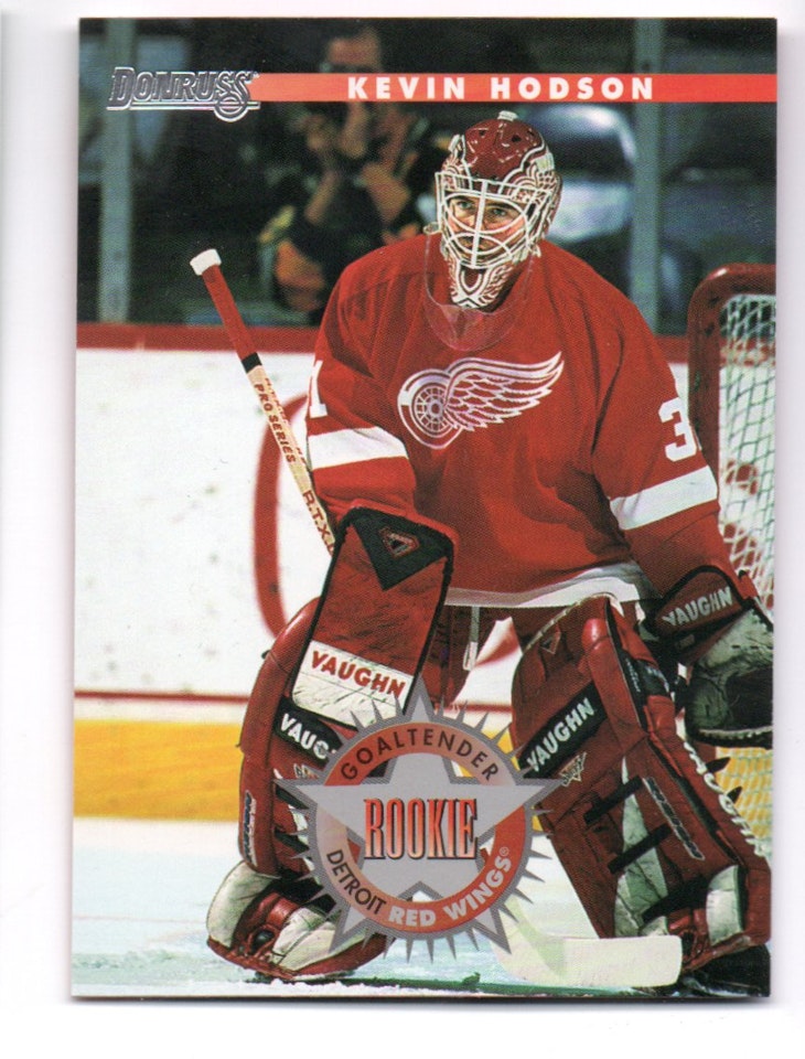 1996-97 Donruss #230 Kevin Hodson RC (10-A7-REDWINGS)