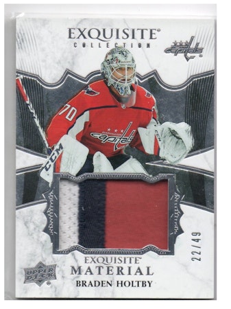 2019-20 Exquisite Collection Materials #EMBH Braden Holtby (200-A1-CAPITALS)