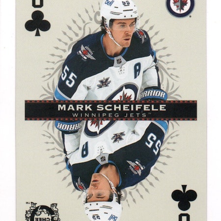2020-21 O-Pee-Chee Playing Cards #7CLUBS Mark Scheifele (20-A14-NHLJETS)