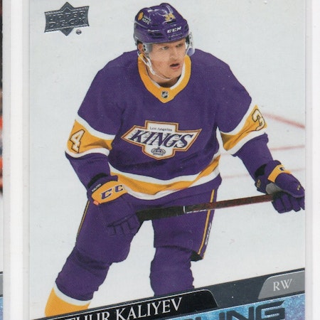 2020-21 Upper Deck #701 Arthur Kaliyev YG RC (50-A2-NHLKINGS)
