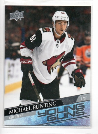 2020-21 Upper Deck #727 Michael Bunting YG RC (50-A4-COYOTES)