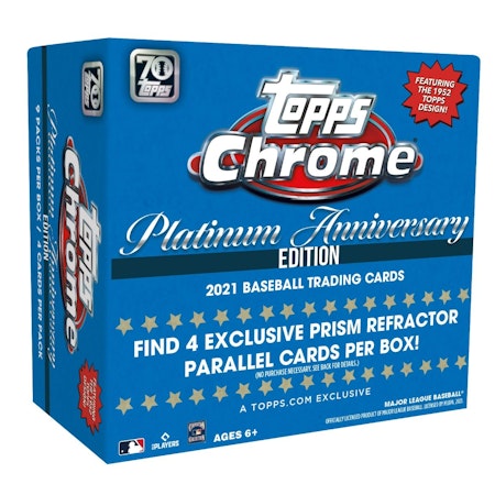 2021 Topps Chrome Platinum Anniversary Baseball (Mega Box)