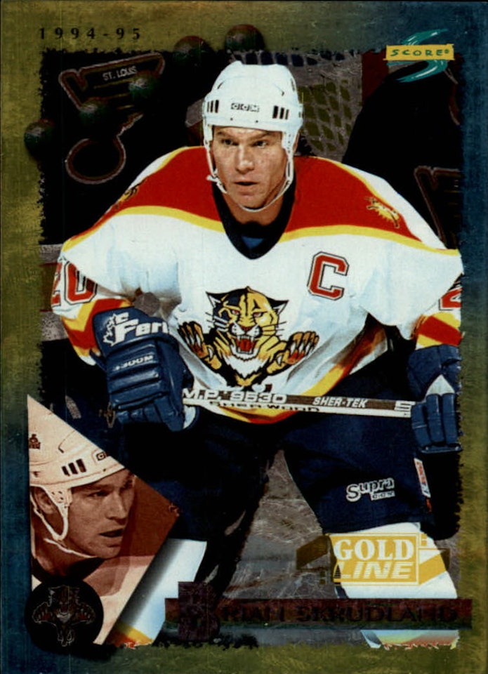1994-95 Score Gold Line #53 Brian Skrudland (10-B9-NHLPANTHERS)