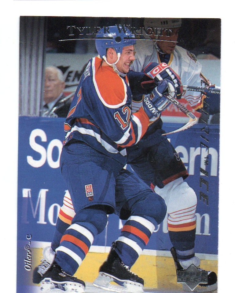 1995-96 Upper Deck Electric Ice #327 Tyler Wright (10-B10-OILERS)