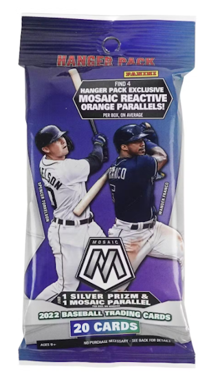2022 Panini Mosaic Baseball (Hanger Pack)