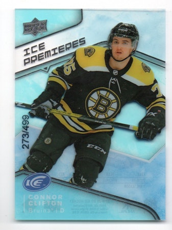 2019-20 Upper Deck Ice #94 Connor Clifton RC (40-B10-BRUINS)