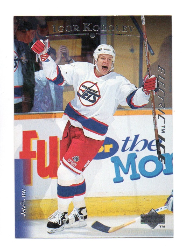 1995-96 Upper Deck Electric Ice #299 Igor Korolev (12-B15-NHLJETS)