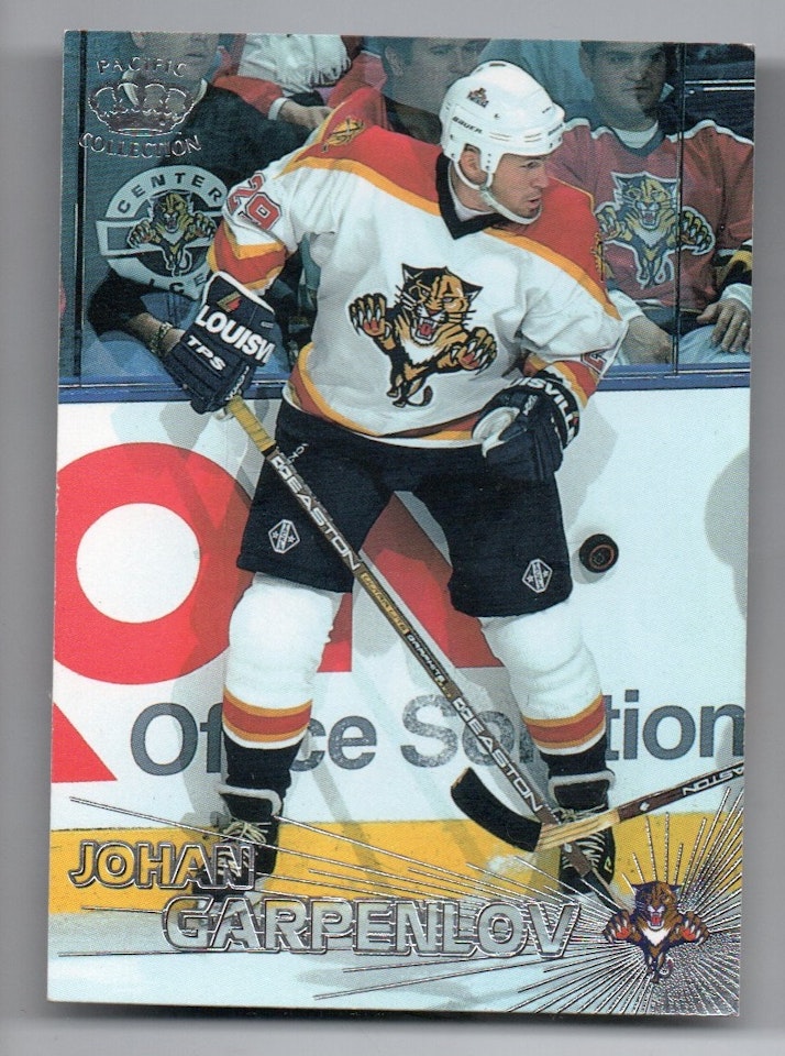1997-98 Pacific Silver #348 Johan Garpenlov (15-B15-NHLPANTHERS)