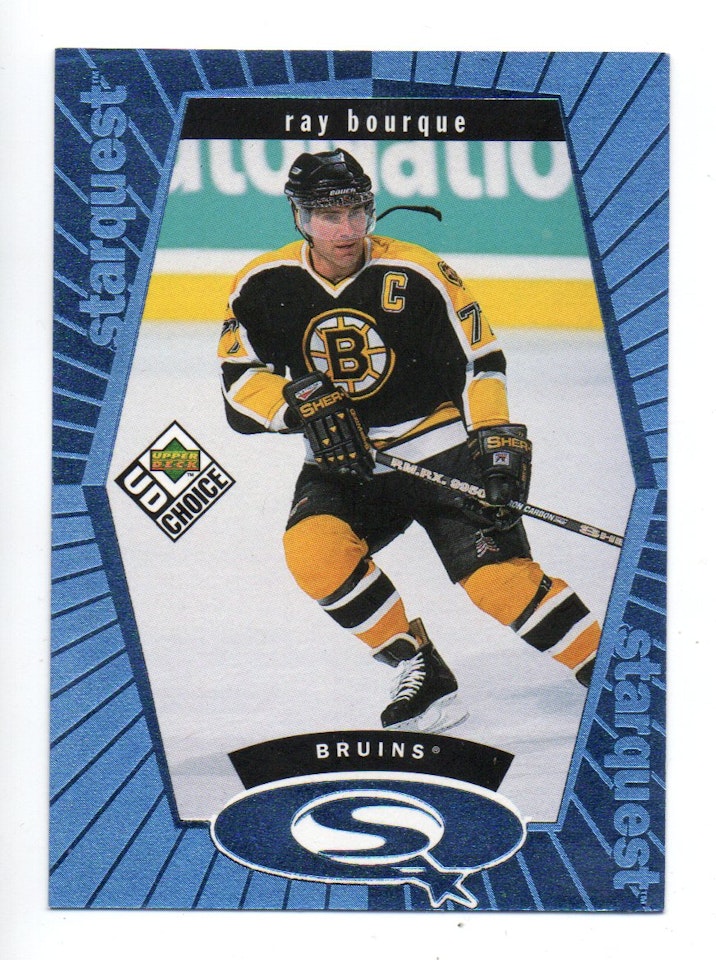 1998-99 UD Choice StarQuest Blue #SQ21 Ray Bourque (10-B15-BRUINS)